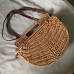 C&C California  Handmade Rattan Convertible Handbag Photo 1