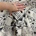 Shyanne  Black & White Aztec Western Cardigan- Size Large Photo 4