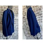 VTG Dumas Blazer Medium Navy 100% Wool One Button Jacket USA Business C… Size undefined Photo 6