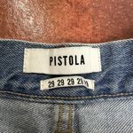 Pistola  Light Wash Blue Distressed Ripped Frayed Hem Denim Shorts Size 29 Photo 4
