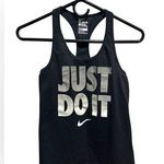 Nike Black Tank Top with white and gray Logo Photo 0