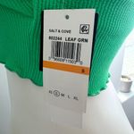 SALT + COVE Women Green Stretch Ruffled O Photo 5