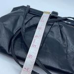 Vintage Holiday Fair 1981 faux leather shoulder bag or clutch. Hong Kong. Black Photo 10