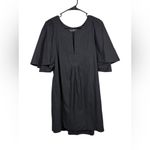 Tuckernuck Pomander Place Black Finley Flutter Sleeve Dress Sz Large Photo 4