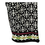 NORTON STUDIO GORGEOUS HOLIDAY SWEATER SNOWFLAKE PATTERN CHRISTMAS‎ SIZE LARGE Black Photo 4