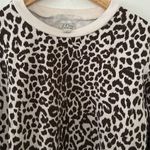 J.Crew Leopard Sweatshirt EUC Photo 2