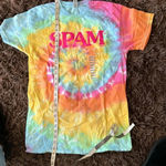 Spam pastel tie dye t shirt size medium NWT from Spam Museum in Austin MN Blue Photo 6