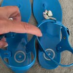 🦄BCBG PARIS Women’s Flat Jelly Sandals, Size 7 Blue Photo 2