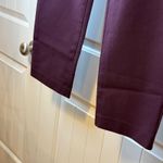 Talbots Petites Newport Collection Burgundy Straight Leg Ankle Pants Size 10P # Photo 5