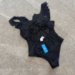 Cupshe large ruffle ruched low back tie one piece swimsuit SW2 2430 Photo 8