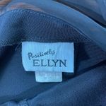 Vintage Positively Ellyn Sheer Elusion Pearl Sweetheart Bust Maxi Gown Sz M Black Size M Photo 14