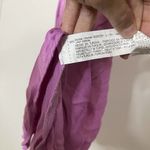 ZARA  Pink Satin Camisole Rhinestone Strap Cowl neck Slip mini dress Small Photo 5