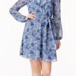 Michael Kors MK Kinley Ruffled Wrap Dress True Nav Photo 0