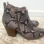 Universal Threads Universal Thread Snake Skin Print Booties Photo 3