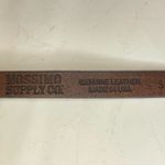 Mossimo Supply‎ Co. Women’s Dark Brown Leather Belt Ornate Silver Buckle Size S Photo 8