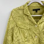 Lafayette 148  Green Palm Leaf Print Jacket Photo 2