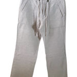 Banana Republic  Khaki Wide Leg Cotton Linen Pants Martin Fit Photo 0