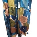 Nicole Miller Women's Sleeveless Halter Maxi Dress M Multicolor Formal Photo 2