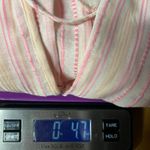 Lou & grey for LOFT Womens Top Medium Cotton Tasseled Puff Sleeve Crossover Boho Photo 9