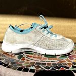 Dansko Elise Sneaker Walking Suede Perforated Non-Slip Lace Up Gray Blue 8.5 Photo 1