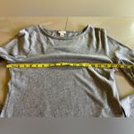 J.Crew  basic long sleeve peplum tee gray Size S big cotton lightweight Photo 12