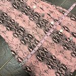 superdown Kristie Denim Snake Mini Dress Asymmetrical Buttons Pink Medium M Photo 13