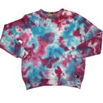 Aviator Nation Aviator‎ Nation Tie Dye Sweatshirt & Sweatpants Set Womens M Pink Blue Comfort Photo 4