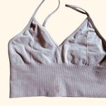 Alo Yoga New  RIbbed Bra size M 
Beige stretch run gym yoga workout Photo 1