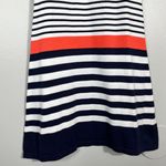 Lilly Pulitzer White & Blue Stanton Sleeveless Striped Sweater Knit Dress XS Photo 1