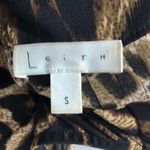 Leith  sleeveless animal print blouse Photo 4