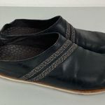 Chacos Chaco Black Leather Slip On Mules Size 9.5 Photo 0