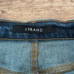 J Brand Roleen Frayed Stretch-Denim Skirt Size 26 Photo 4