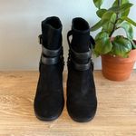UGG  Australia Dandridge Women's Black Suede High Heel Ankle Boots 1019010, 6.5 Photo 1