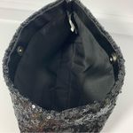 Victoria's Secret  Clutch Handbag Sequence Black‎ Snap Bag Make Up Bag Photo 6
