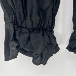 Lovers + Friends  black pull on ruffle hem pants size Medium Photo 2