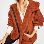 Free People oversized Sherpa jacket full zip Photo 0