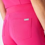 FIGS  Women's Zamora Jogger Scrub Pants in Shocking Pink, Size XXS Photo 6