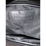 EXPRESS  Black Fringe Crossbody Hobo Bag Faux Suede Boho Western Photo 11