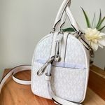 Michael Kors Bedford Small Logo Stripe Satchel Photo 2