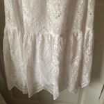 EXPRESS new eyelet lace midi dress off the shoulder, size small Photo 4