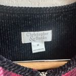 Christopher & Banks  Red Plaid Vest with Snowman Photo 2