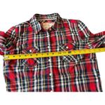 Aeropostale  Royal Stewart Plaid Long Sleeve Collared Button Up 100% Cotton Top S Photo 10