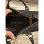 Black Gold Glitter Jelly Candy Handbag Purse Satchel Bling Glossy Rubber Shimmer Photo 4