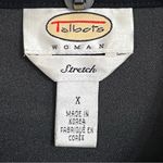 Talbots Women’s Long Sleeve Button Down Shirt In Black Size X Photo 3