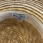 Lack of Color  Stylish Straw Sun Hat with Black Band and bow.  57 CM size. Photo 3