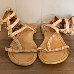 Rebecca Minkoff  Nude Studded Gladiator Sandals Size 6.5 Photo 0