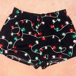 Colsie Christmas Holiday Winter Lights Cotton Boxer Shorts Size M Photo 0