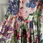 Vintage Moda Intl Prom Floral Dress‎ 1980s Garden Dress 10 Gown Off Shoulder Photo 4