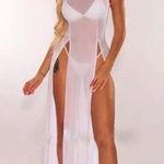 Hot Sexy Women Mesh Sheer Long Maxi Dress … Size M Photo 0
