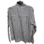 The Limited  Blue White Coastal Button Down Cotton Shirt Size 2X NWT Casual Photo 3